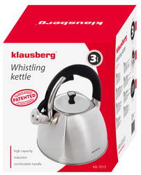 Czajnik tradycyjny 3l inox Klausberg KB-7015