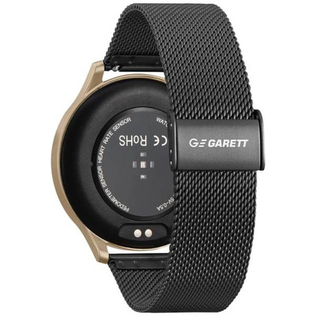 Garett Smartwatch Classy złoto-czarny stalowy (FIWEGRT00112N0) - Garett