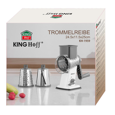 Tarka bębnowa, czerwony, KingHoff KH-1959