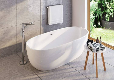 Wanna akrylowa wolnostojąca owalna - 150 cm (KDU 015W) - Deante