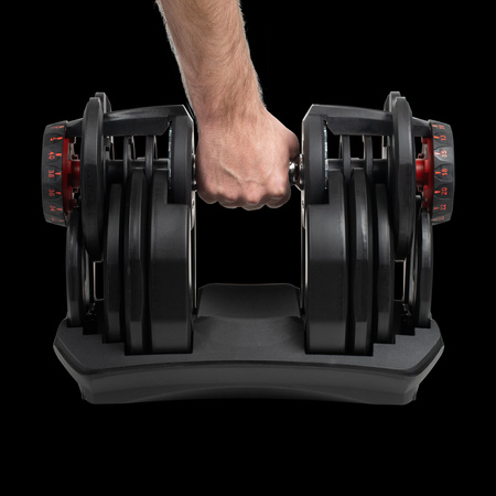 Hantel żeliwny regulowany automat 40 kg REBEL ACTIVE