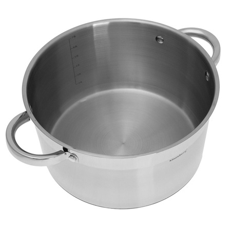 Garnek stal, Ø26cm 7,5l Klausber KB-7127