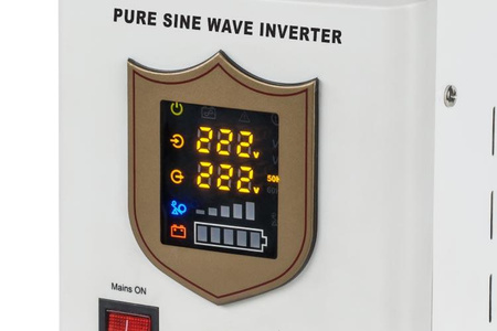 Zasilacz awaryjny KEMOT PROsinus-800 przetwornica z czystym przebiegiem sinusoidalnym i funkcją ładowania 12V 230V 800VA/500W