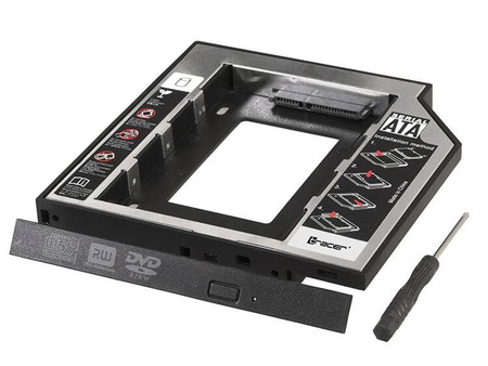 TRACER adapter/ramka dysk HDD/SSD do napędu CD/DVD standard 9,5 mm B-095