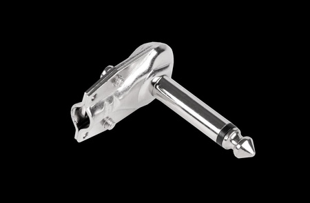 Wtyk Jack 6.3 mono metal kątowy