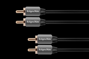 Kabel 2RCA-2RCA 0.5m Kruger&Matz