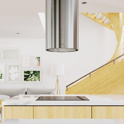 Okap kuchenny GLOBALO Cylindro Isola 39.7 Inox GLOBALO