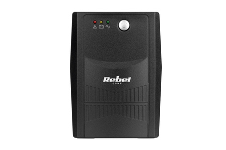 Zasilacz awaryjny UPS REBEL model Micropower 800 ( offline, 800VA / 480W , 230 V , 50Hz )