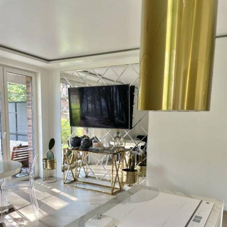 Okap kuchenny GLOBALO Cylindro Isola 39.7 Gold GLOBALO