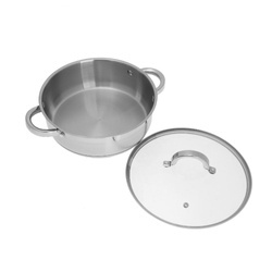 Garnek stal, Ø24cm 3,5l Klausber KB-7172