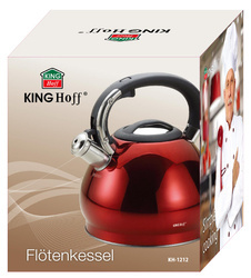 Czajnik tradycyjny 3,4l czerwony Kinghoff KH-1212