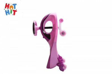 Jeździk Grawitacyjny Swing Car z muzyką i światłem różowy