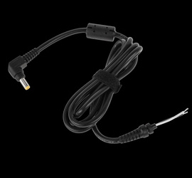 Wtyk 5,5/2,5 (19V/7,1A) sieciowy z kablem do montażu Rebel