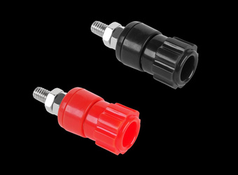 Gniazdo bananowe montażowe duże 16mm