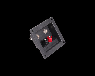 Gniazdo terminal głośnikowe x 2 banan +2 x Jack