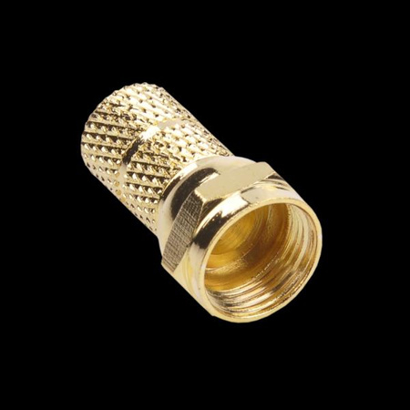 Wtyk SAT F 6,8 mm GOLD CU Cabletech