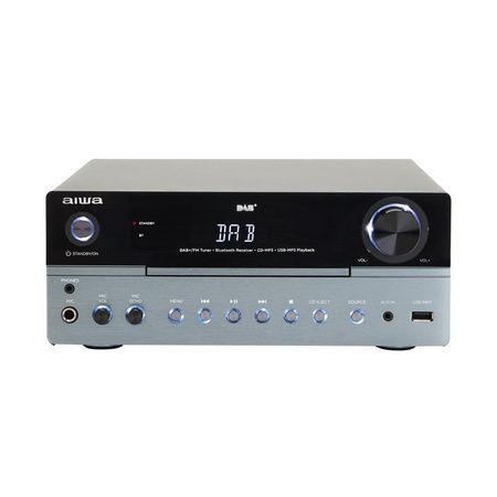 Wieża AIWA MSBTU-700DAB 2x25W z DAB+ czarna (8435256898491) - AIWA