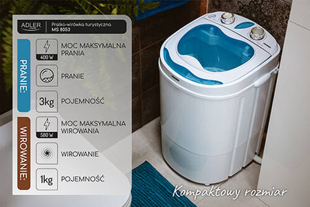 MS 8053 Pralko-wirówka turystyczna
