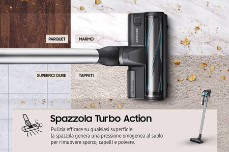 Odkurzacz pionowy Samsung Jet75E Pet VS20B75AGR1/WA