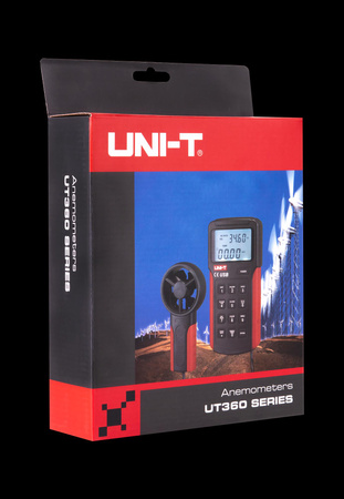 Miernik, wiatromierz z funkcją pomiaru temp. UT361