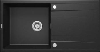 Zlewozmywak granitowy 1-komorowy z ociekaczem (ZQE G713) - Deante