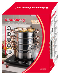 KB-7730 Garnki do gotowania na parze 5 elm, 20cm, 3,1L KB-7730