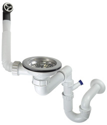 Syfon do zlewozmywaka granitowego 1-komorowego - Space-Saver (ZXY 9949) - Deante
