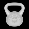 Kettlebell bitumiczny 16 kg szary REBEL ACTIVE