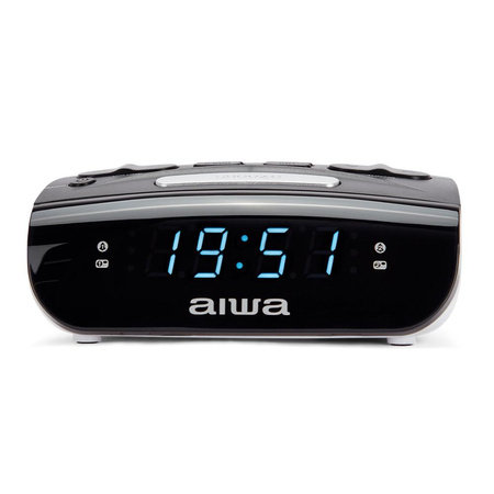 Radiobudzik AIWA CR-15 LED czarny (8435256896886) - AIWA