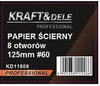 Papier ścierny 50szt. krążek 125mm P60 na rzep KD11808 - KRAFT&DELE