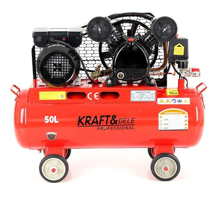 Kompresor olejowy 50L 2 Tłoki KD403 - KRAFT&DELE