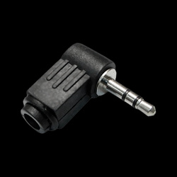 Wtyk Jack 3.5 st.kątowy plastikowy Cabletech