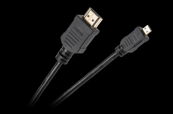 Kabel wtyk HDMI typ A - wtyk mikro HDMI typ D