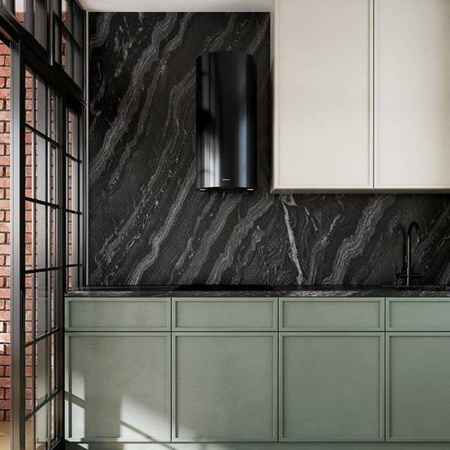 Okap kuchenny Lobelio 39.1 Black GLOBALO