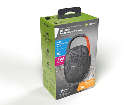 Głośniki TRACER Splash PRO TWS BT IRON GRAY