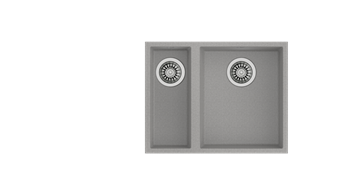 Zlewozmywak SQUARE 2B 560 TG KAMIENNY SZARY TEKA