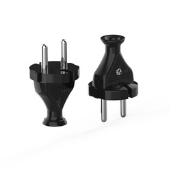 Wtyczka prosta rozbieralna WT-2 czarna Montis MT019-C Produkt POLSKI