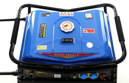 Agregat jednofazowy 5000W 12/230V KD145 - KRAFT&DELE