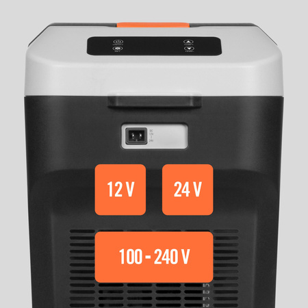 Profesjonalna lodówka turystyczna TEESA z funkcją mrożenia 25L DC12/24V AC 230V