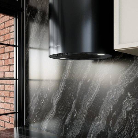 Okap kuchenny Lobelio 39.1 Black GLOBALO