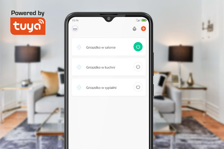 Gniazdo WiFi Kruger&Matz Connect P3 Tuya
