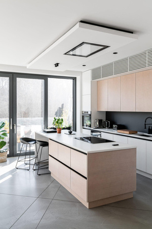 Okap sufitowy SU Light Inox/Biały CDS9001IB Ciarko Design