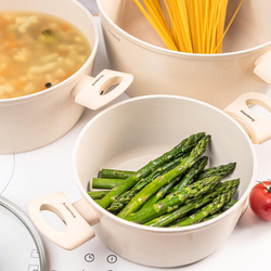 Garnki z marmurkową powłoką nieprzywieralną, zestaw 6 elementów Klausberg KB-7961