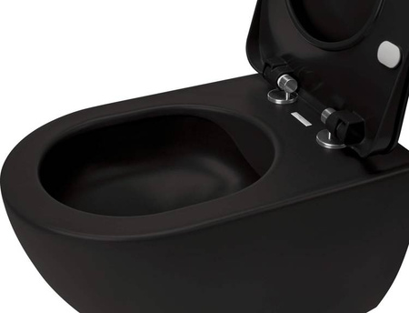 Miska WC z deską bezkołnierzowa (CDEDNZPW) - Deante