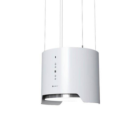 Okap kuchenny jak lampa cichy nowoczesny GLOBALO Arenoflow 39.4 White
