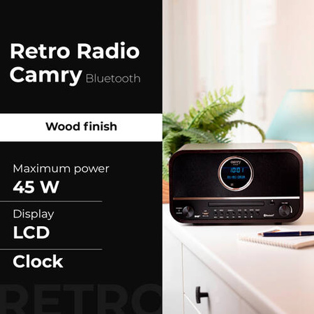 CR 1182 Retro Radio z Bluetooth