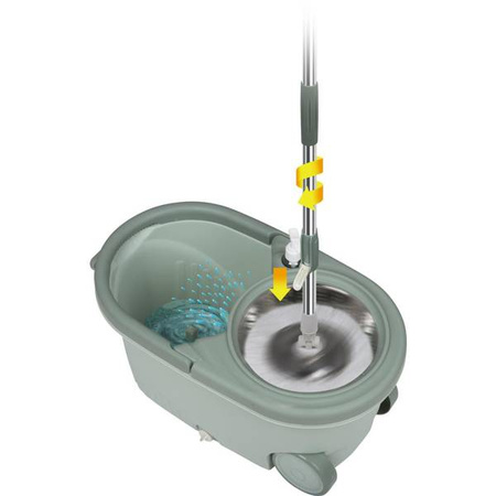 Zestaw do sprzątania z mopem LT8053 ROTACYJNY MOP SPIN LAMART