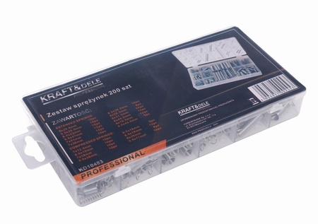 Zestaw sprężynek 200szt. KD10483 - KRAFT&DELE