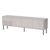 Szafka RTV ABI 4D 200x38x62 kaszmir mat