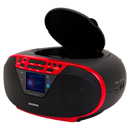 Boombox AIWA BBTU-500 DAB+/FM czerwony (8435256898477) - AIWA